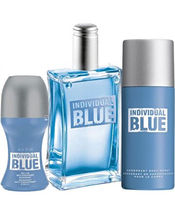 Avon Individual Blue Parfüm Deodorant Rollon Üçlü Set