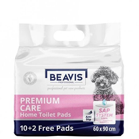 Beavis Dog  Premium Care Home Toilet Pads 10+2