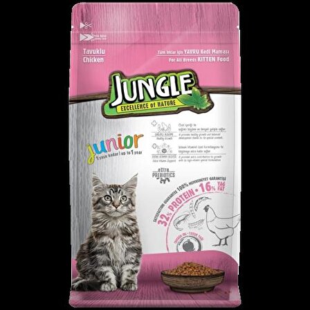 Jungle Junior Tavuklu Yavru Kedi Maması 500 Gr