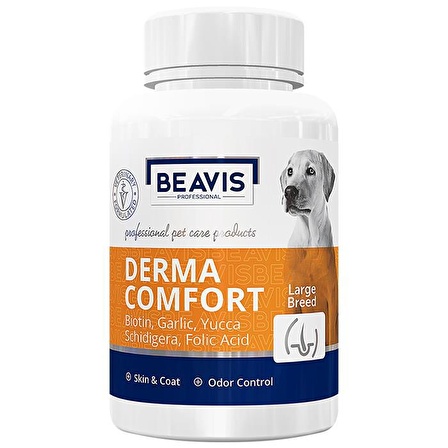 Beavis Derma Comfort Yetişkin Deri - Tüy Sağlığı İçin Multivitamin Tablet 50 Adet 