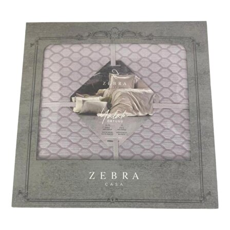 Zebra Casa Genova Yatak Örtüsü Takımı, Çift Kişilik Mürdüm Renk