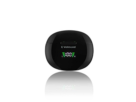 Vollmond VL101pro Bluetooth 5.3 IPX6 Level Suya ve Tere Dayanıklı Tasarım Şarj Göstergeli TWS Kablos