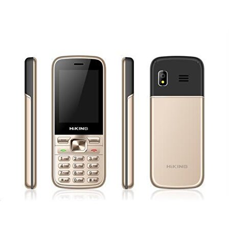 Hiking X9 Gold Tuşlu Cep Telefonu Çelik Kasa Distribitör Garantili