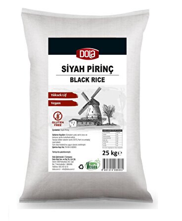 Dola Siyah Siyah Pirinç 25 kg