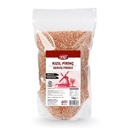 Dola Ata Tohum Derviş Pirinci Kızıl Pirinç 5 kg