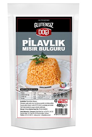 Dola Glutensiz Pilavlık Mısır Bulguru 400 g