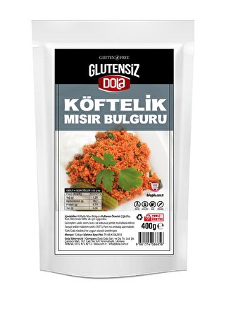 Dola Glutensiz Köftelik Mısır Bulguru 400 g