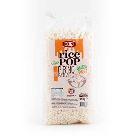 Dola Rice Pop Glutensiz Pirinç Patlağı Sade