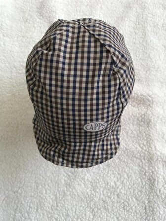 Capps 0 - 6 Ay Ekose - Kareli Şapka Kahverengi