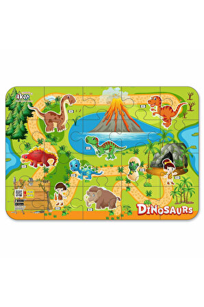 Puzzle Dinozor Jagu
