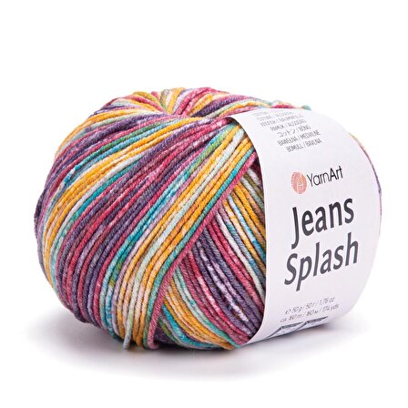 YarnArt Jeans Splash El Örgü İpliği - 943 Çok Renkli