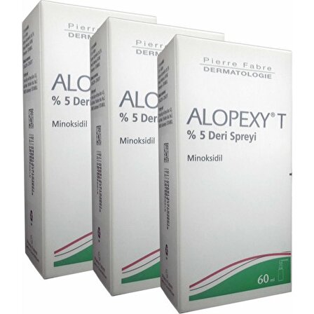Alopexy T %5 Deri Spreyi 60 Ml 3 Lü Paket