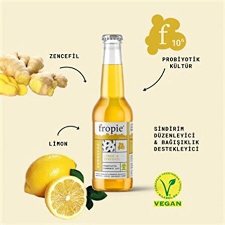 Limon & Zencefilli Probiyotik Kombucha - 250 ml