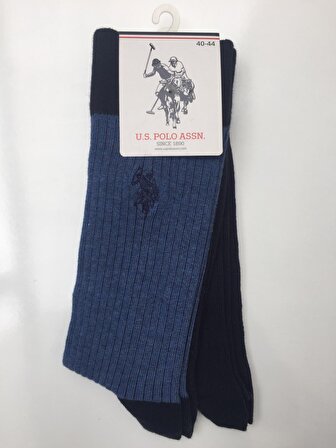 Erkek Çorap U.S. Polo Assn.2 Lİ indigo & Lacivert
