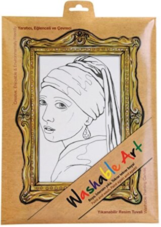 Funny Mat Washable Art - Johannes Vermeer Girl with a Pearl Earring