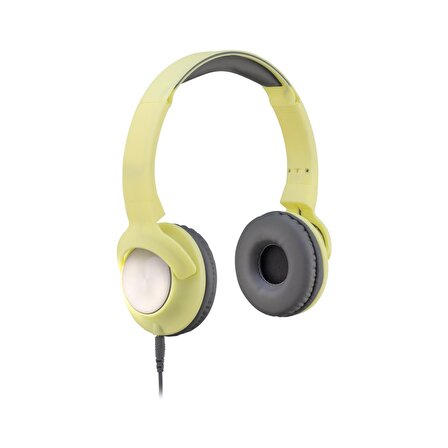 MF Product Acoustic 0107 Mikrofonlu Kablolu Kulaküstü Kulaklık Sarı