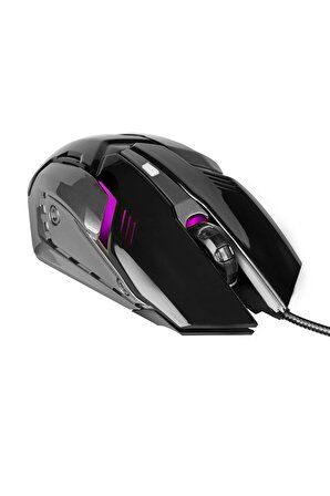 MF Product Strike 0111 Kablolu Rgb Gaming Mouse Gri