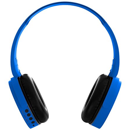 MF Product 0235 Kablosuz Kulak Üstü Bluetooth Kulaklık Mavi