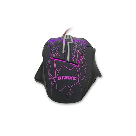 MF Product Strike 0590 RGB Kablolu Gaming Mouse Siyah