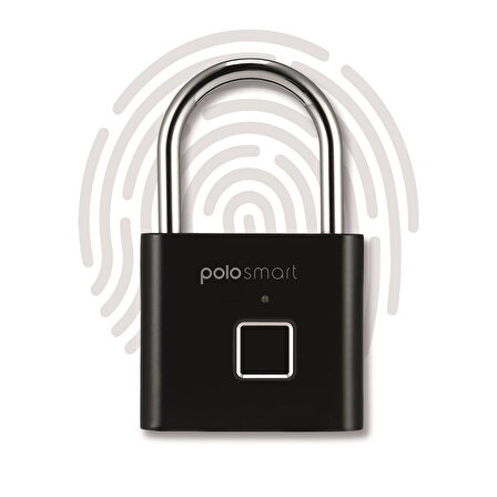 Polosmart PSH03 Touch Parmak İzi Okuyuculu Akıllı Kilit Siyah