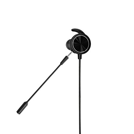 MF Product Strike 0642 Mikrofonlu Kablolu Kulakiçi Oyuncu Kulaklığı Siyah