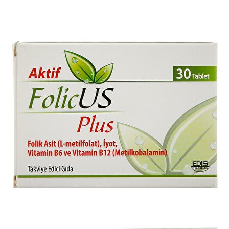 Edis Pharma Folicus Plus 30 Tablet