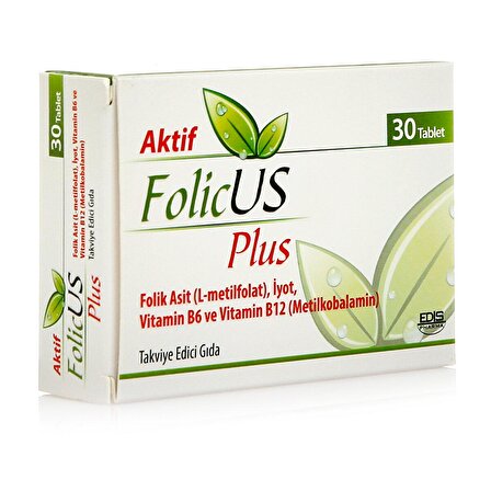 Edis Pharma Folicus Plus 30 Tablet