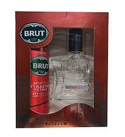 Brut Attraction Totale Edt Parfüm 100 ml+ Deodorant Set 200 ml