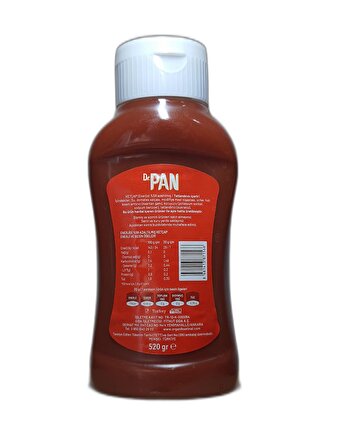 Dr. Pan 5'li Şekersiz Sos Seti Ketçap-Hot Chili-Hardal-Barbekü-Sriracha Sos Düşük Kalorili