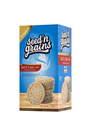 Seed'n Grains Şekersiz 2'li Atıştırmalık Set Pirinç ve Karabuğday Patlağı 2 Adet