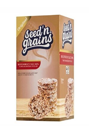 Seed'n Grains Glutensiz Karabuğday Patlağı 125gr