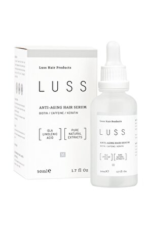 LUSS - Erkek Anti Aging Hair Serum - Saç Yoğunlaştırıcı , Anti Aging , Dökülme Karşıtı 50004