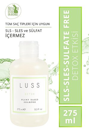 LUSS Detox Plant Based Shampoo Sls-sles Sulfate Free 50020