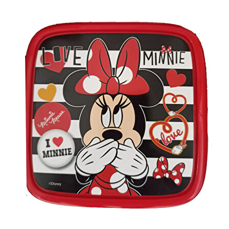 Minnie Mouse İki Bölmeli Beslenme Kabı Iconıc Forever 41418