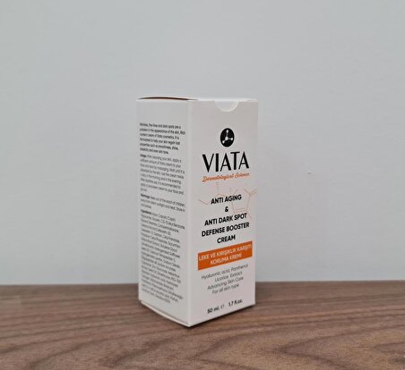 Viata Anti Aging Anti Dark Spot Defense Booster Cream 50 ml Leke ve Kırışıklık Karşıtı Koruma Kremi