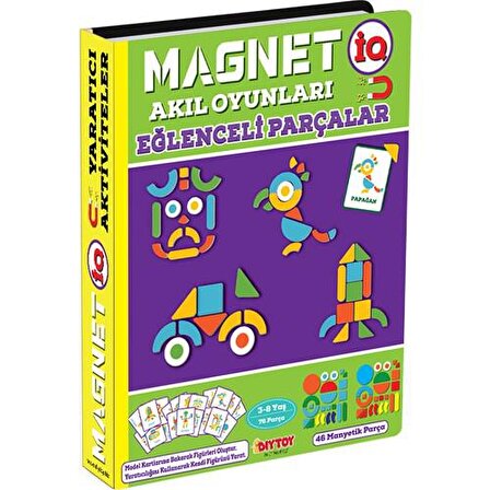 Magnetik Eğlenceli Parçalar - Manyetik Akıl Oyunları Lisanslı Ürün