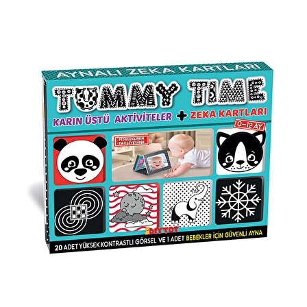 Dıy Toy Tummy Tıme Zeka Kartları Güvenli Bebek Aynası