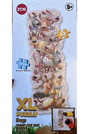 Lisanslı Dogs XL Dev Puzzle 52 Parça High Quality Puzzle Yetişkin Ve Çocuklar Için Eğitici Yapboz