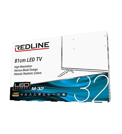 Redline 32inc (82 Ekran) Uydu Alıcılı Led TV MR-32