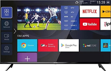 Sencrom 32inc 81 Ekran Android 13 Çerçevesiz TV