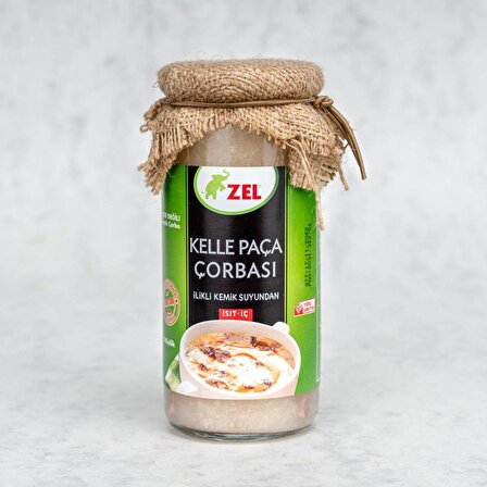 Zel Avantajlı Isıt İç Çorba Paketi İşkembe Çorbası, Kelle Paça Çorbası 480 ml 4 Adet