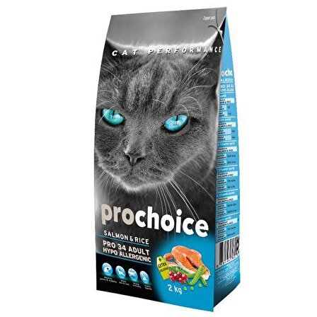 ProChoice Pro 34 Salmon Somonlu Yetişkin Kedi Maması 2 kg