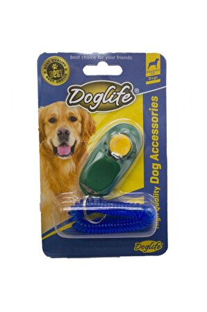 DOGLIFE Training Clicker Köpek Eğitim Aparatı - Köpek Koşullandırıcı Buton