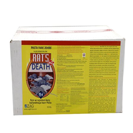 RATS DEATH PASTA FARE ZEHİRİ | 10 Kg