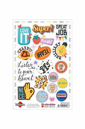 92 Adet 1.sınıf Kuşe Sticker Laptop Su Şişesi Kaykay Telefon Bavul Etiket Paketi