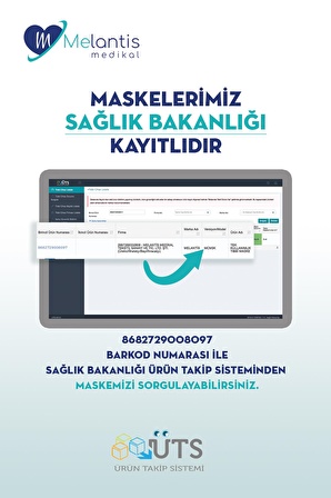 Morven Melantis Medikal Meltblownlu + TİP 2R 3 Katlı Telli Cerrahi Maske 1 Kutu 50 Adet Kırmızı