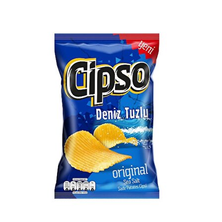 Cipso Orjinal Tırtıklı Parti Boy 150 Gr. ( Cips )