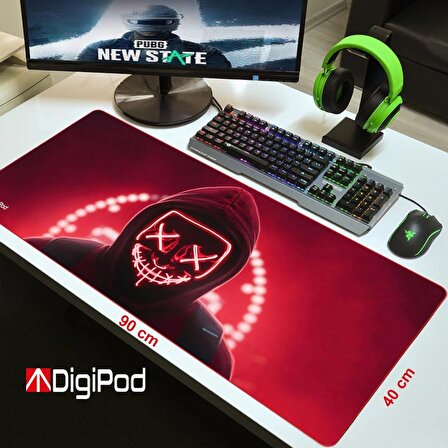  Digipod Gaming Mousepad Oyuncu Mouse pad 90X40 XXL Büyük Oyuncu Mousepad Kaymaz Taban 4mm Kalınlık