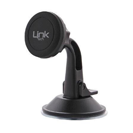 LinkTech H710 Araç İçi Telefon Tutucu Mıknatıslı Vantuzlu - Siyah 