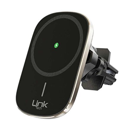 LinkTech W790 Magsafe Uyumlu 15W Kablosuz Şarj Araç İçi Telefon Tutucu